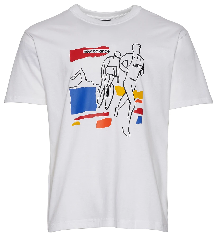 Foot Locker New Balance Athletics Graphic Triangle T-Shirt  - Men's