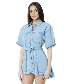 Free People Jenny Denim Tunic Women's