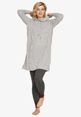 Funnel-Neck Lounge Sweatshirt Tunic