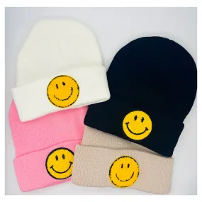 Fuzzy Soho Happy Beanie