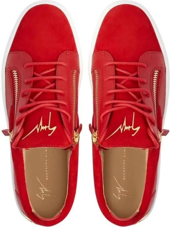 Giuseppe Zanotti Frankie low-top sneakers Red