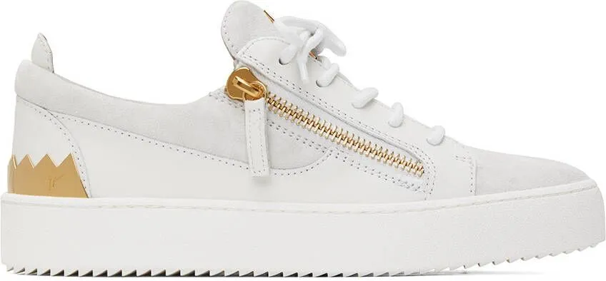 Giuseppe Zanotti White Frankie Sneakers