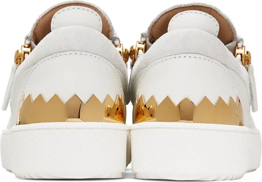 Giuseppe Zanotti White Frankie Sneakers