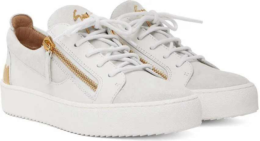 Giuseppe Zanotti White Frankie Sneakers