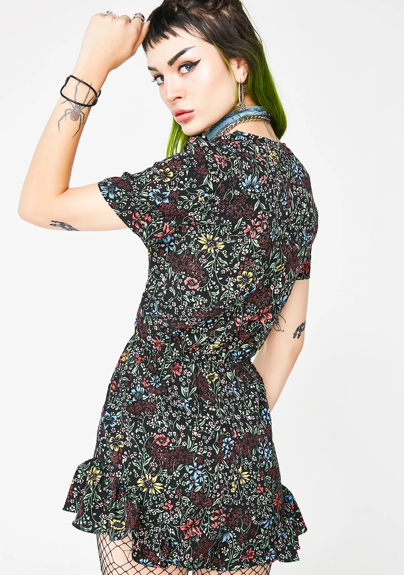 Gloom N Bloom Romper-