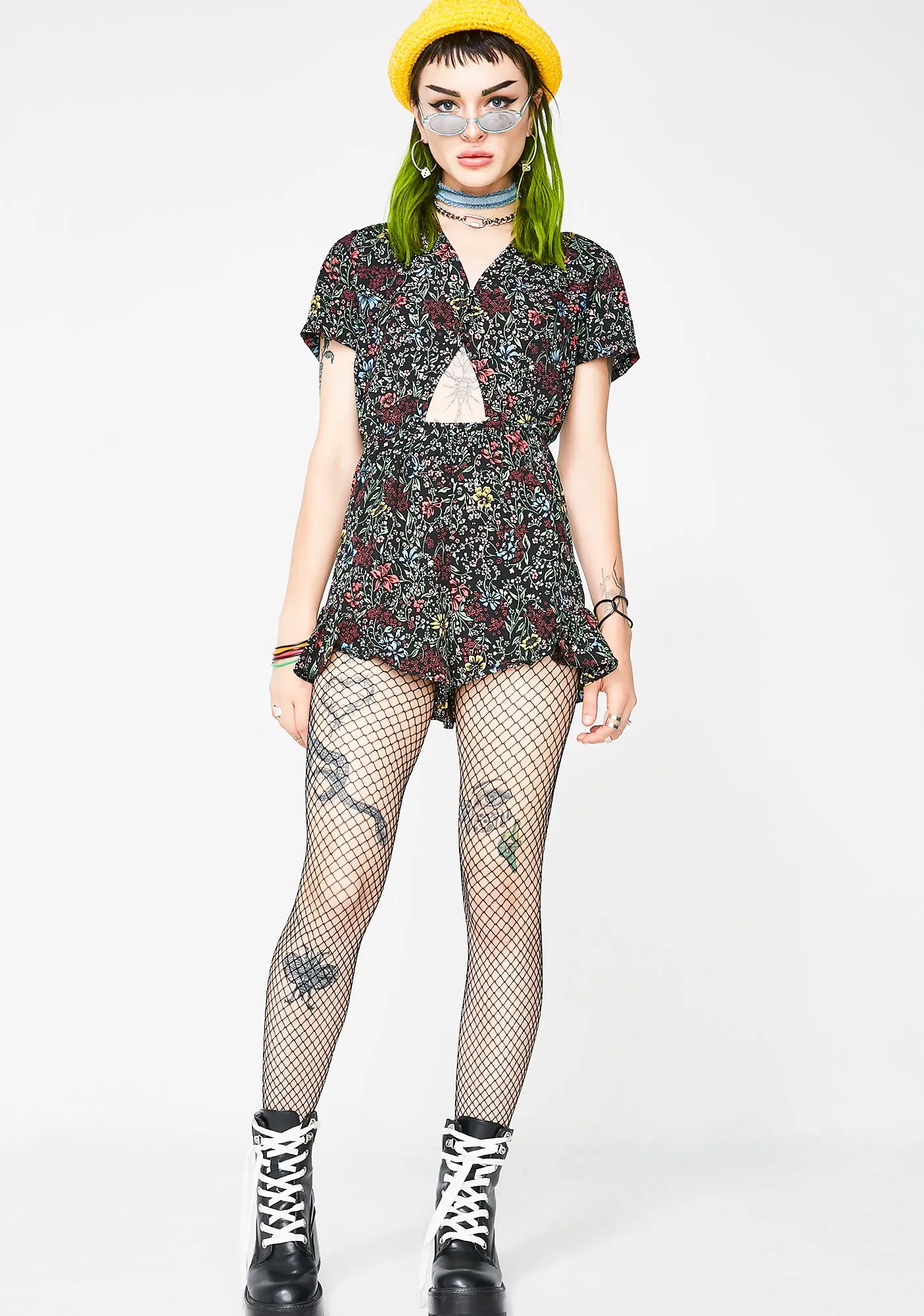 Gloom N Bloom Romper-