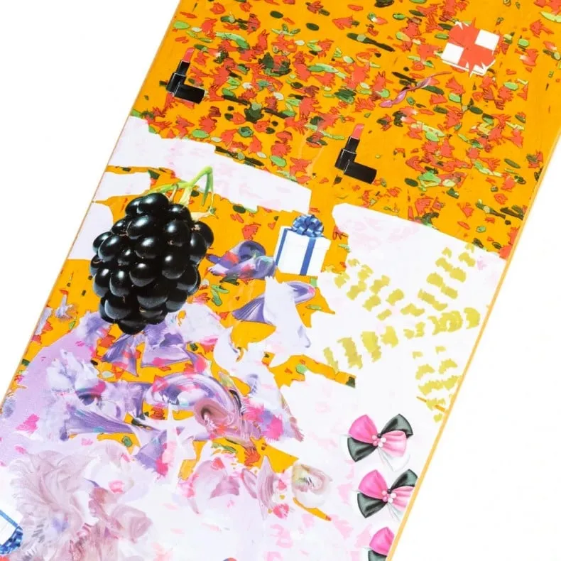 GX1000 Black Berry Tiger Lily Skateboard Deck 8.5