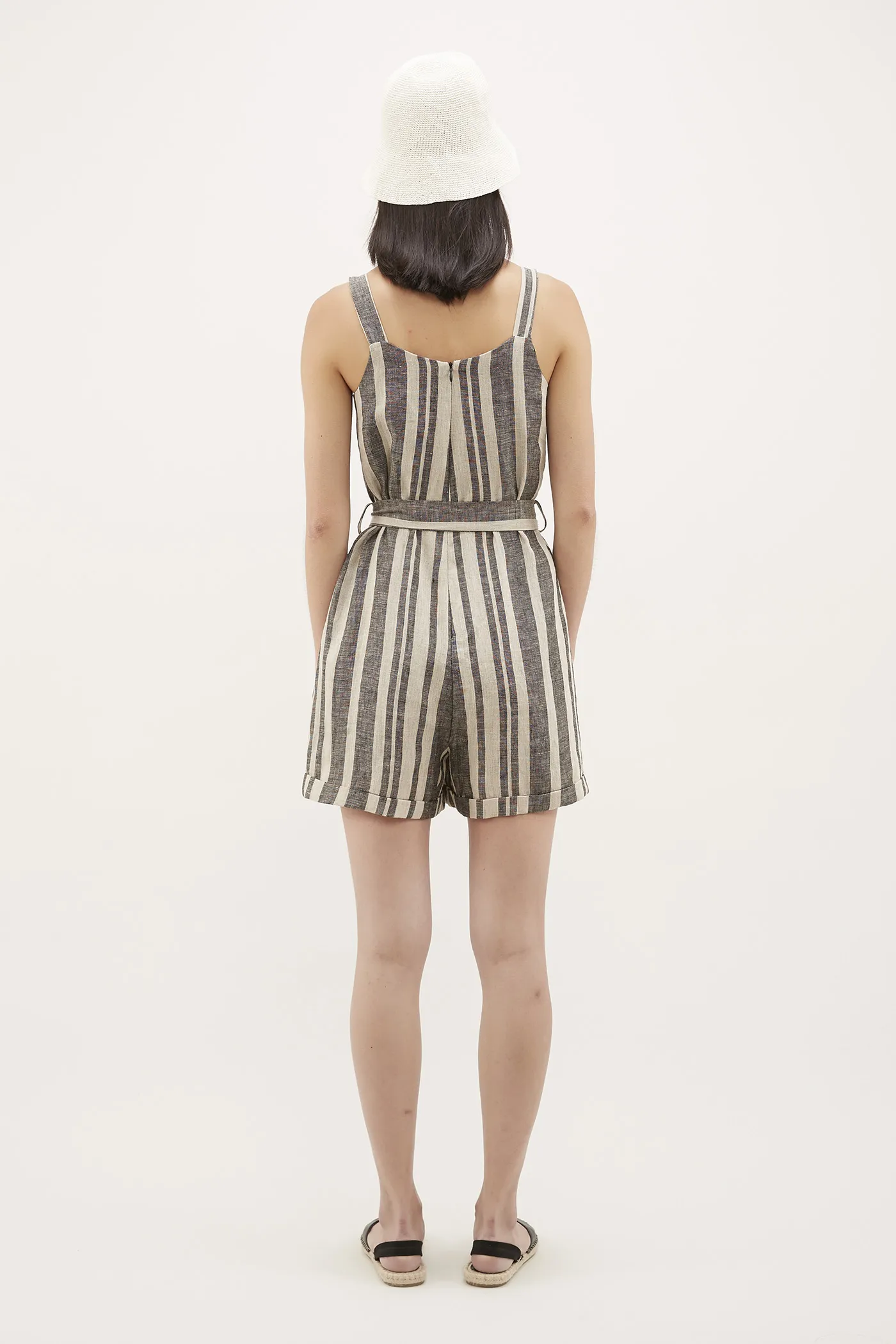 Hagen Cuff-hem Romper