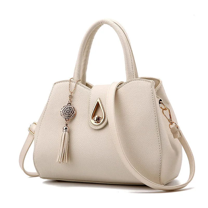 Handbag Bag  Tassel  PU Leather Totes Brief Shoulder Bag