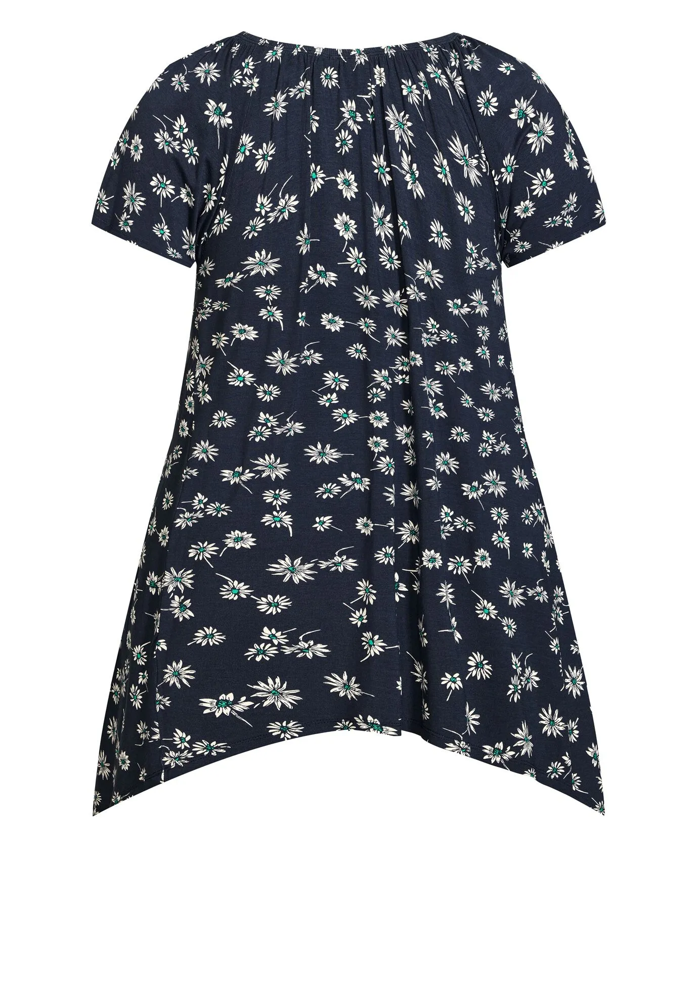 Hankey Hem Print Tunic