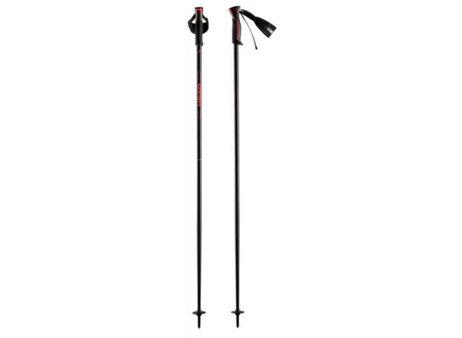 Head Frontside Anthracite Ski Pole Red