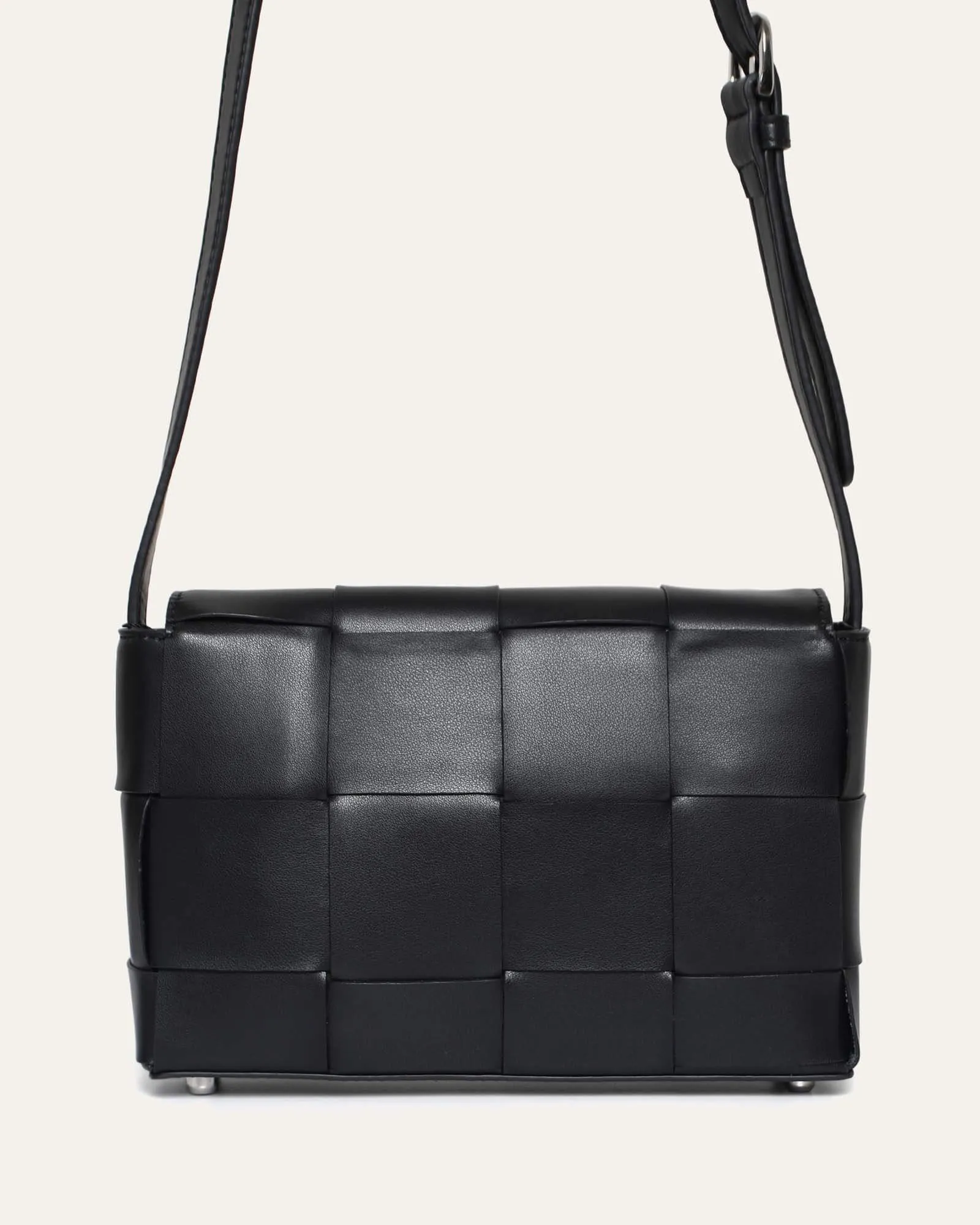 HONEY CROSS BODY BAG BLACK LEATHER