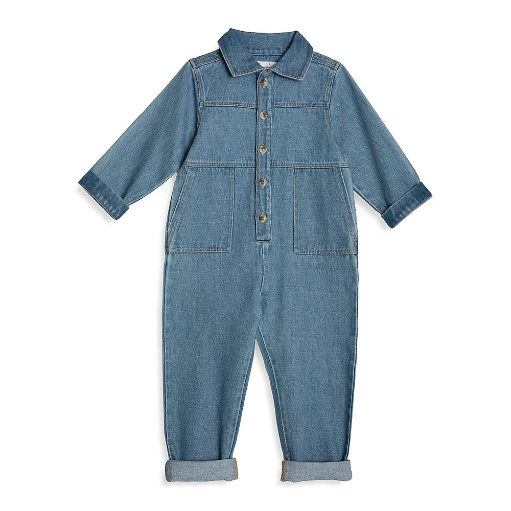 Hudson's Bay Little Boy's Play Denim Romper