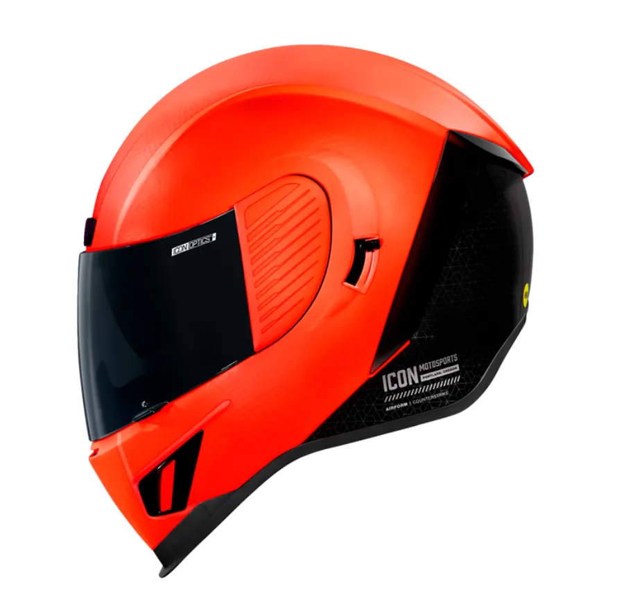 Icon Airform Counterstrike MIPS Red Full Face Motorcycle Helmet