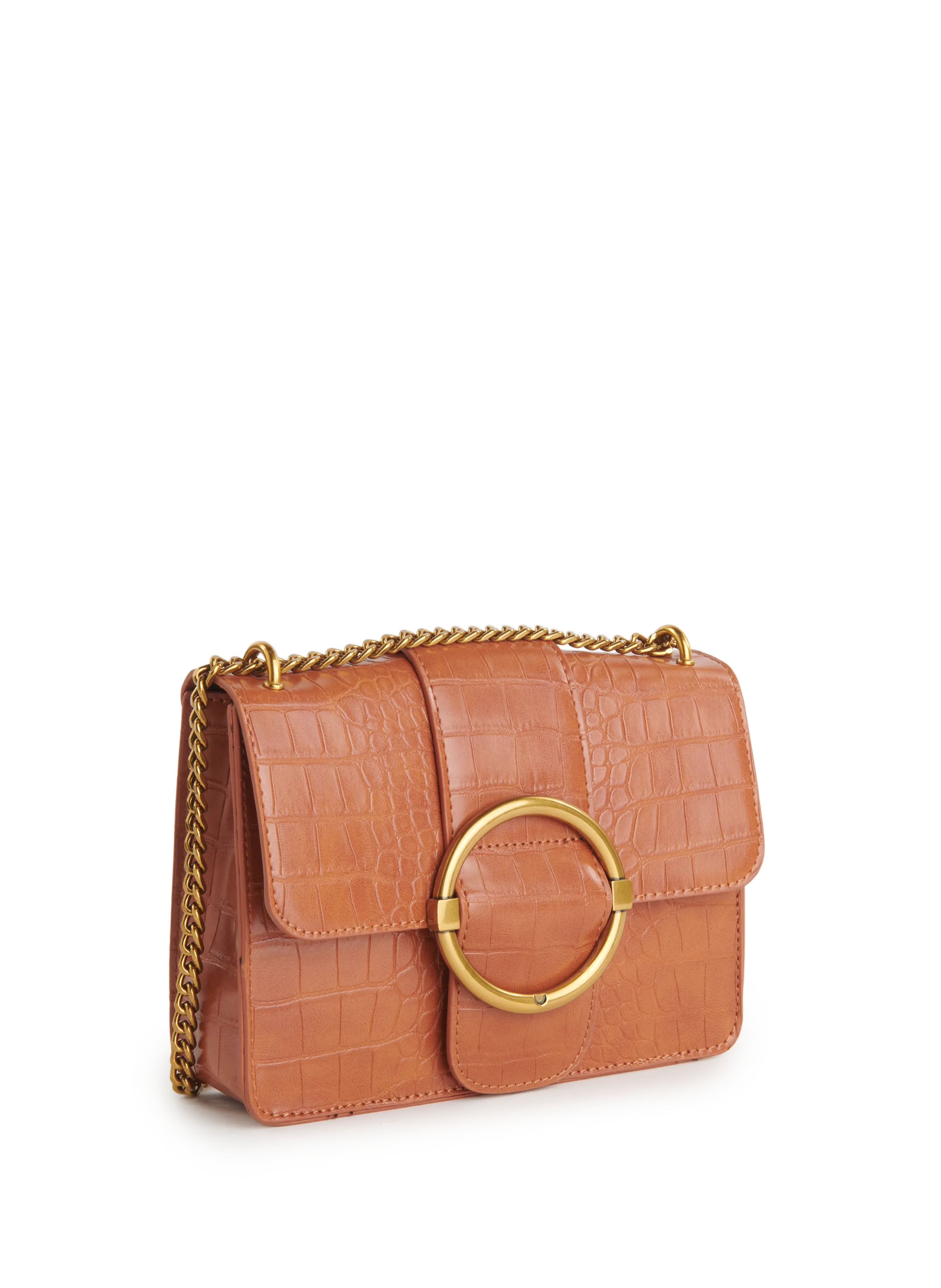 In Printemps Paris  Textured shoulder bag  - Brown