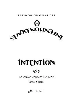 Intention Bracelet: To Make Reforms in Life's Ambitions