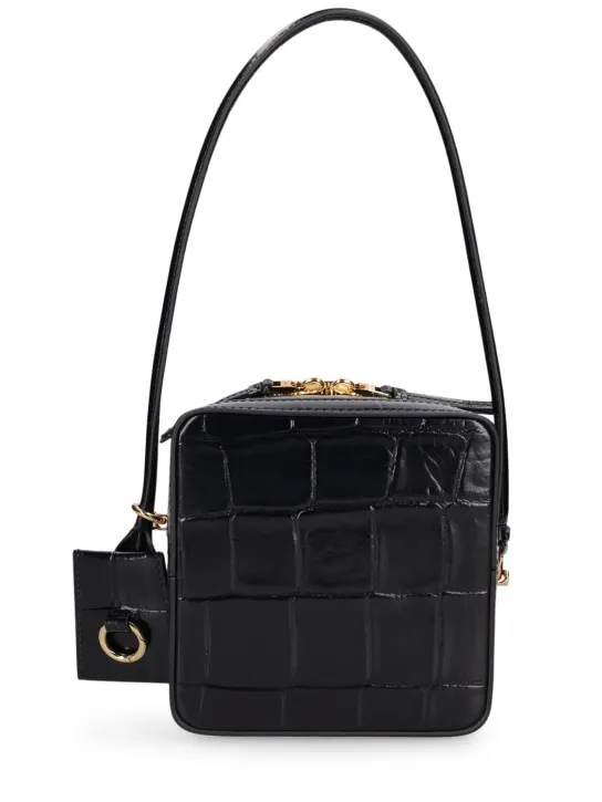 Jacquemus   Le Vanito croc embossed leather bag 