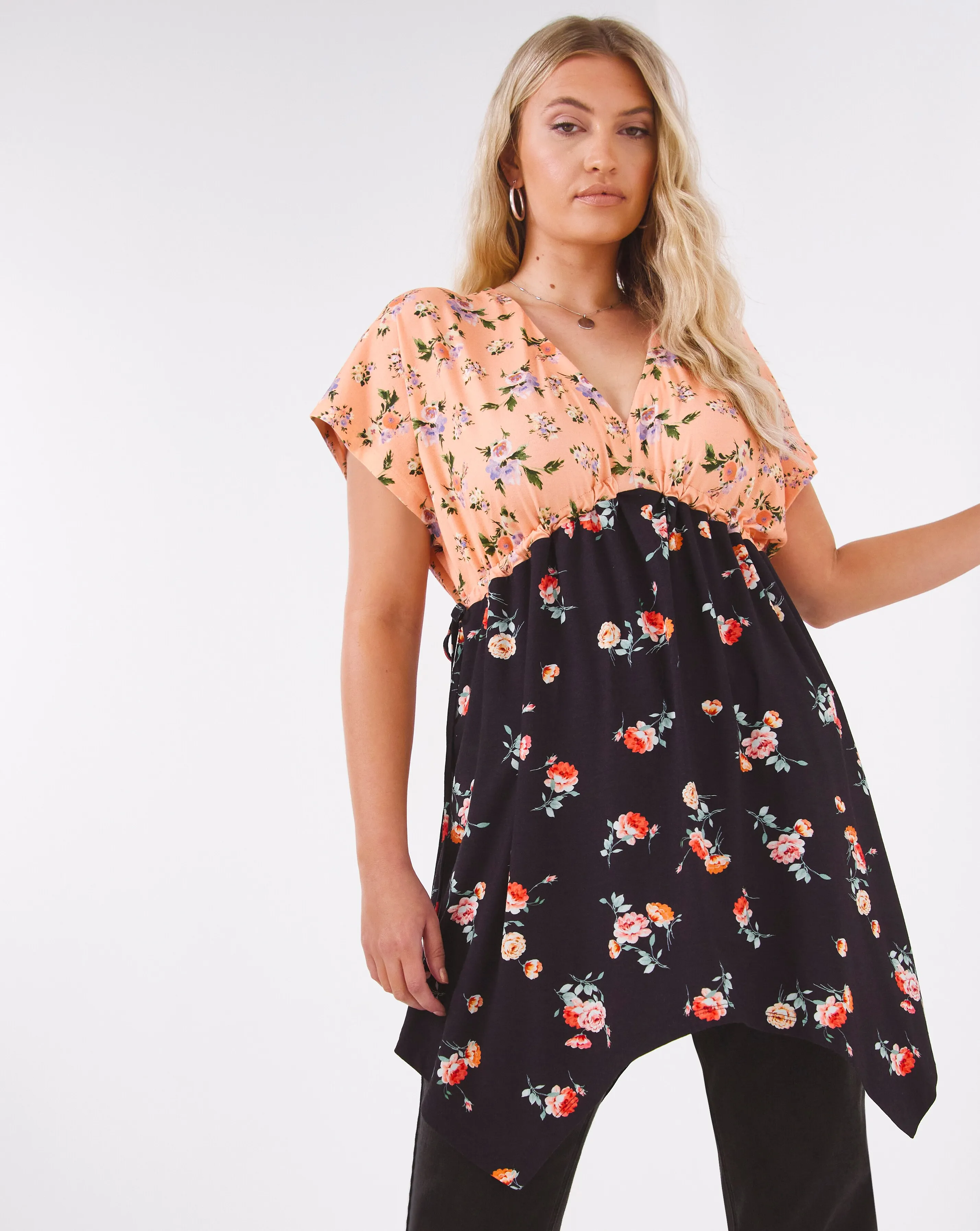 Joe Browns Mixed Floral Print Dainty Summer Tunic | Simply Be