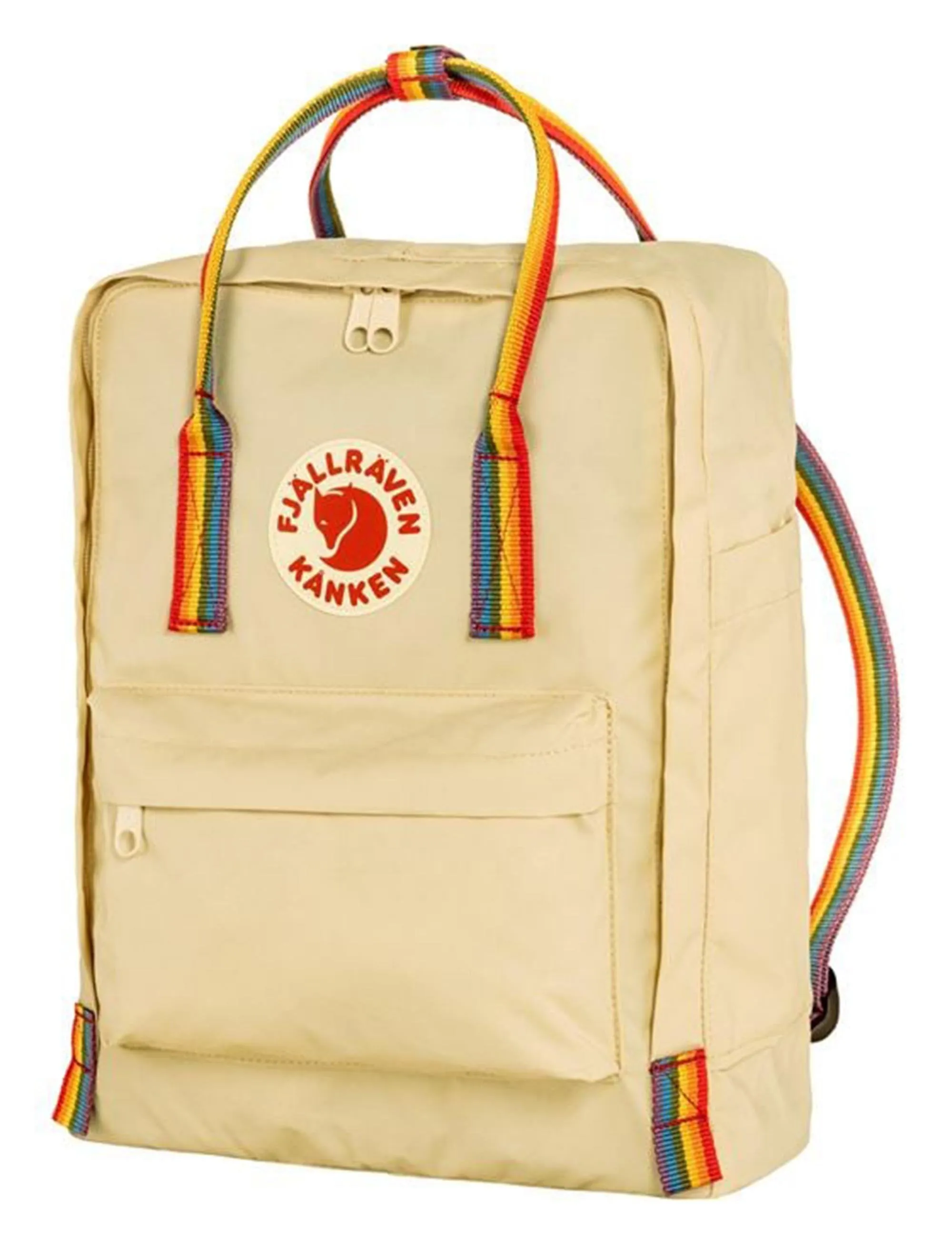 Kanken Classic Rainbow Backpack - Light Oak-Rainbow Pattern