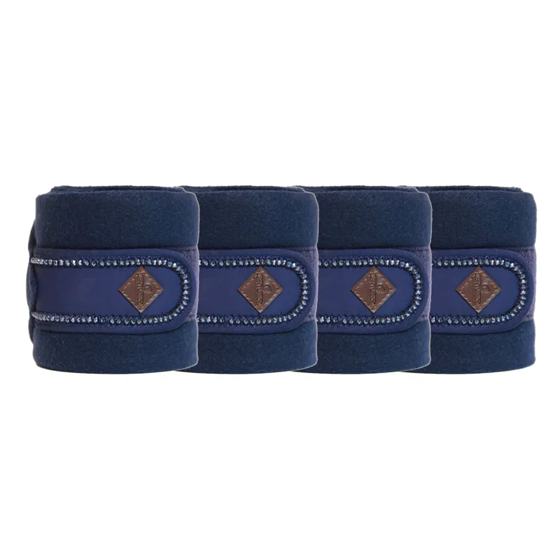 Kentucky Pearls Polar Fleece Bandages - Navy