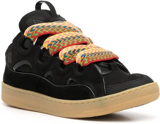 Lanvin chunky lace-up sneakers Black