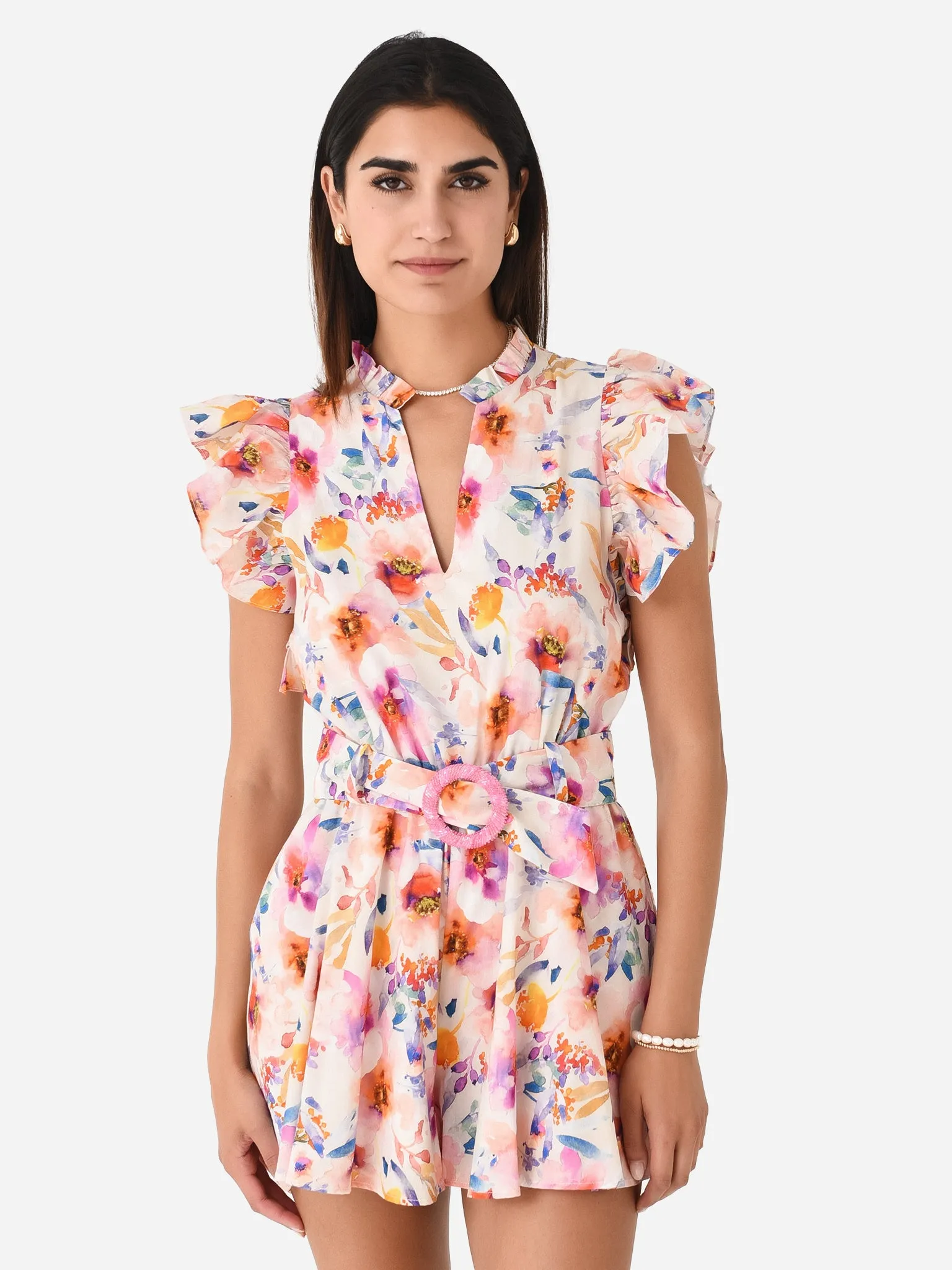     LAVENDER BROWN  Women's June Romper    