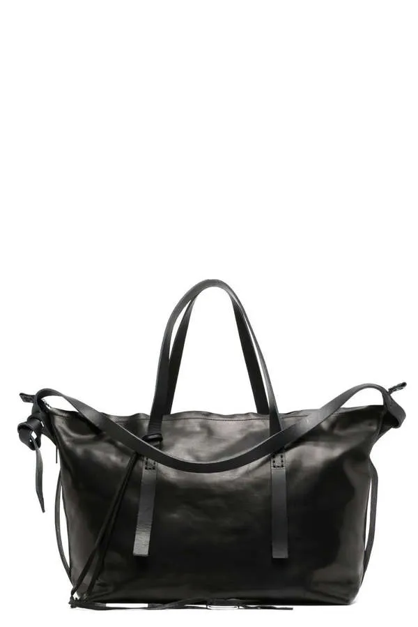 Leather Bag 48H - Black