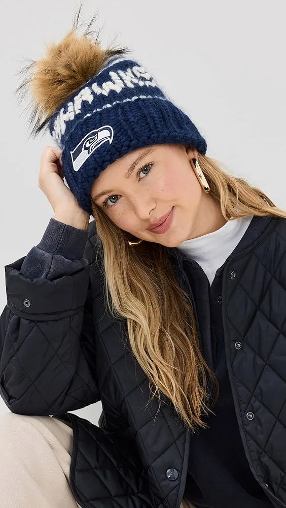 Lele Sadoughi   Seahawks Beanie 