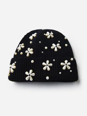     LELE SADOUGHI  Women's Pearl Snowflake Beanie    