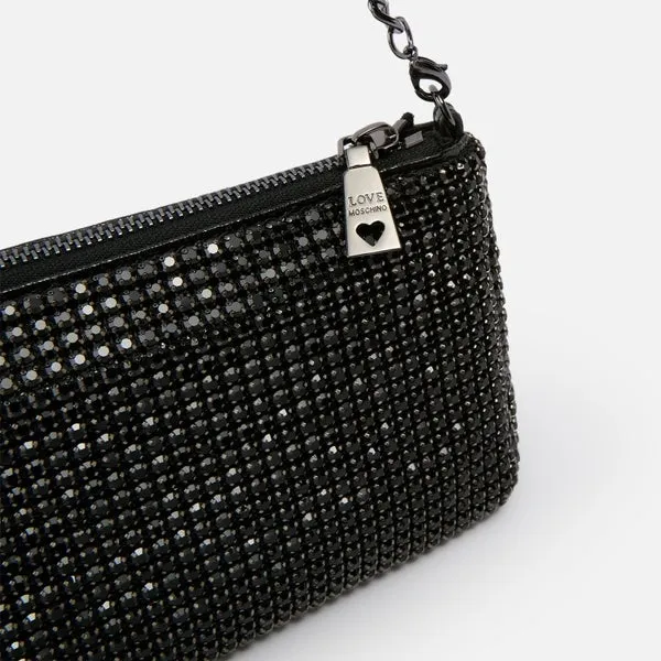 Love Moschino Bling Bling Embellished Shoulder Bag