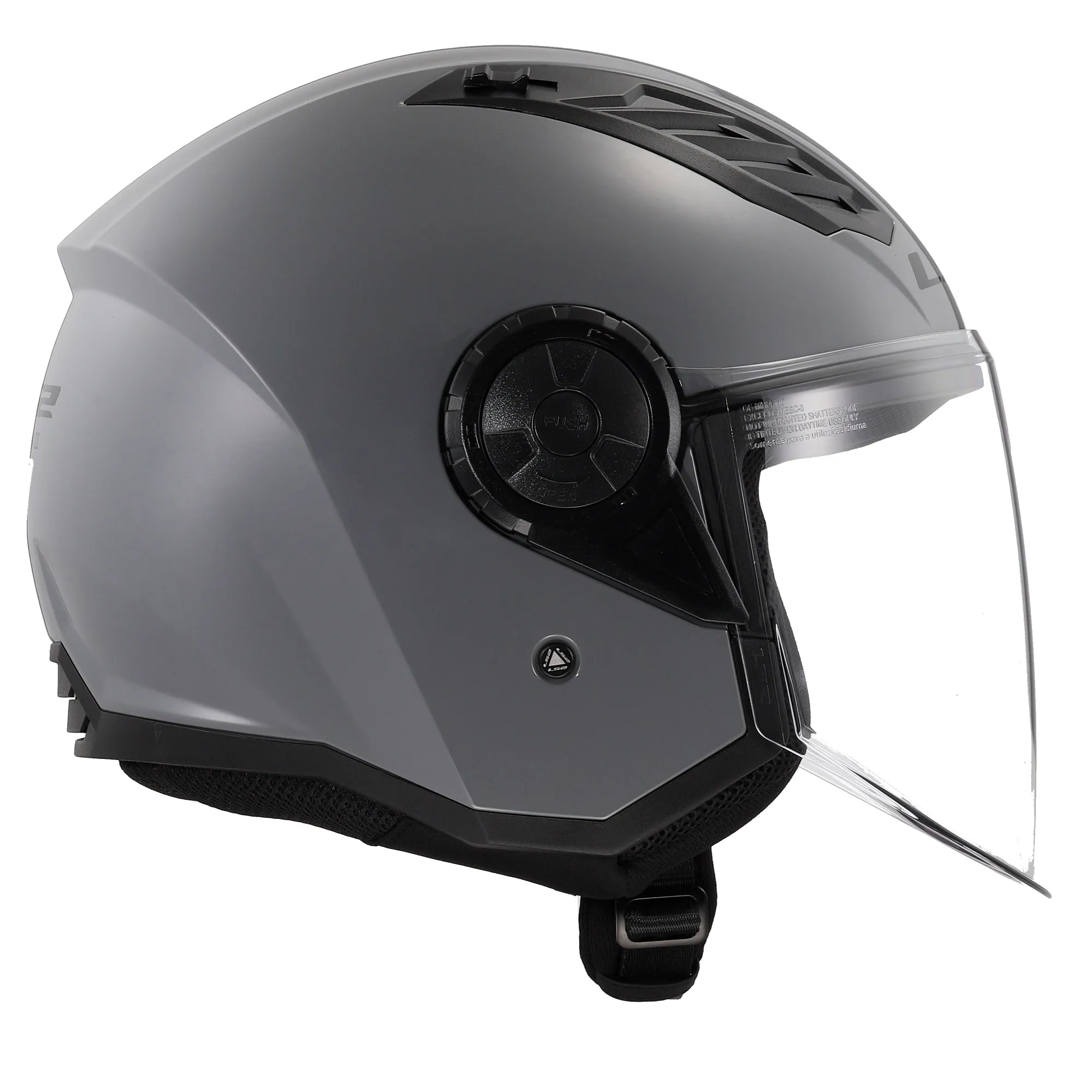 LS2 OF616 Airflow II Plain Helmet - Nardo Grey