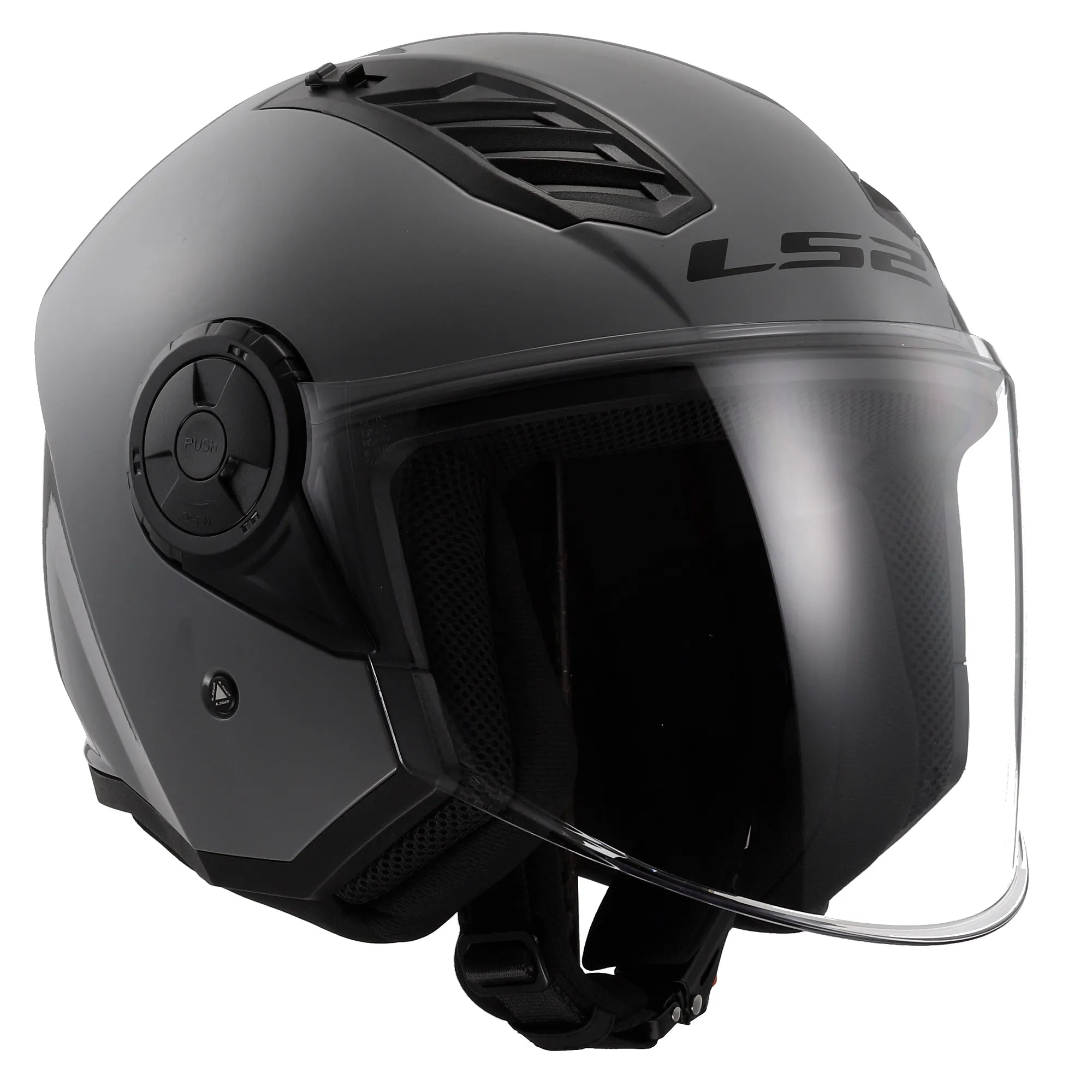 LS2 OF616 Airflow II Plain Helmet - Nardo Grey