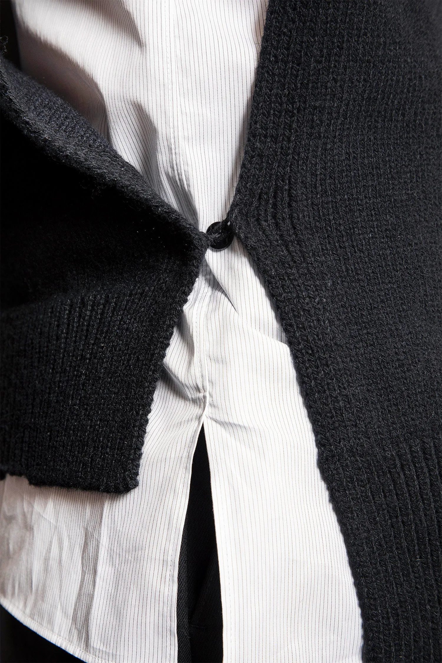 maison margiela layered knit vest