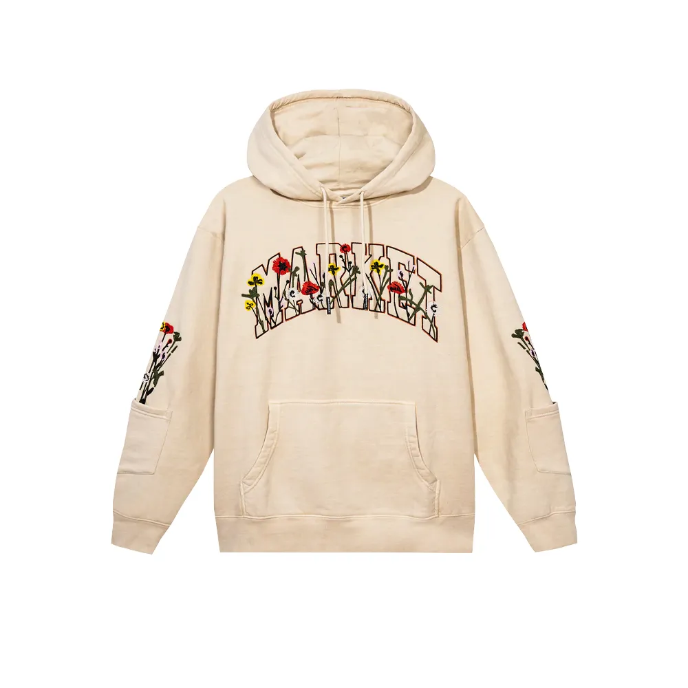 Market Bouquet Men’s Hoodie Beige 397000514