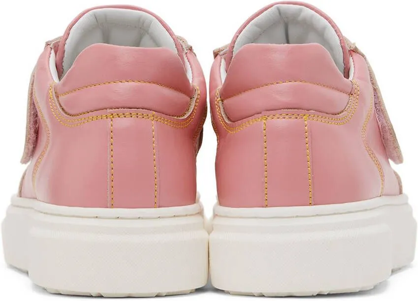 Marni Kids Pink Velcro Sneakers