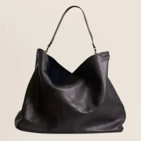 Medium Jane Bag - Black Leather