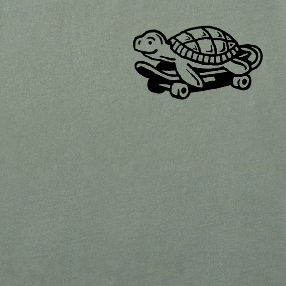 Men's Mini Turtle Skateboard Crusher Tee