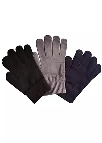 Mens 1 Pack of Heavy Thermal Sock & Pack of 3 Gloves | Kaleidoscope