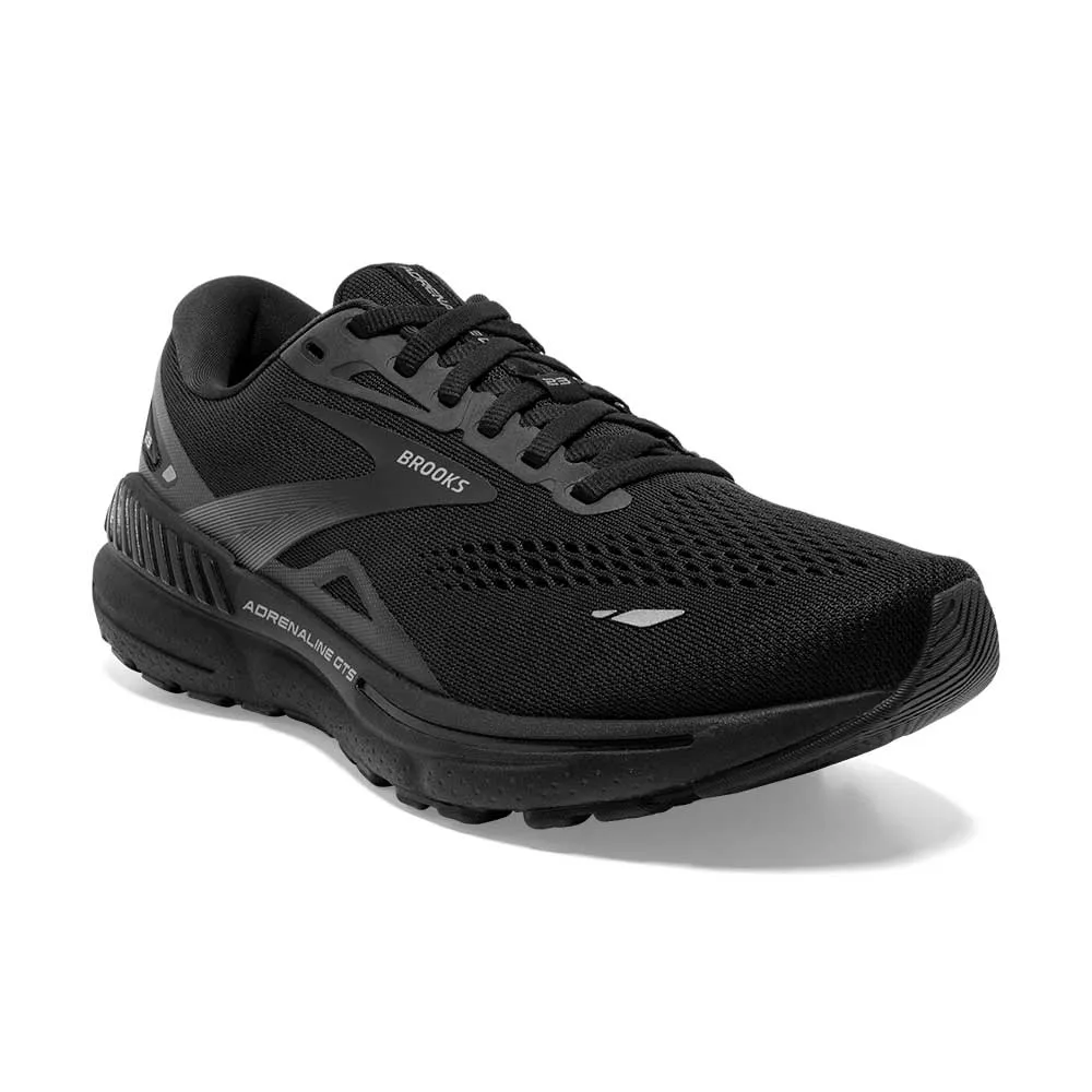 Men's Adrenaline GTS 23 Running Shoe - Black/Black/Ebony - Regular (D)