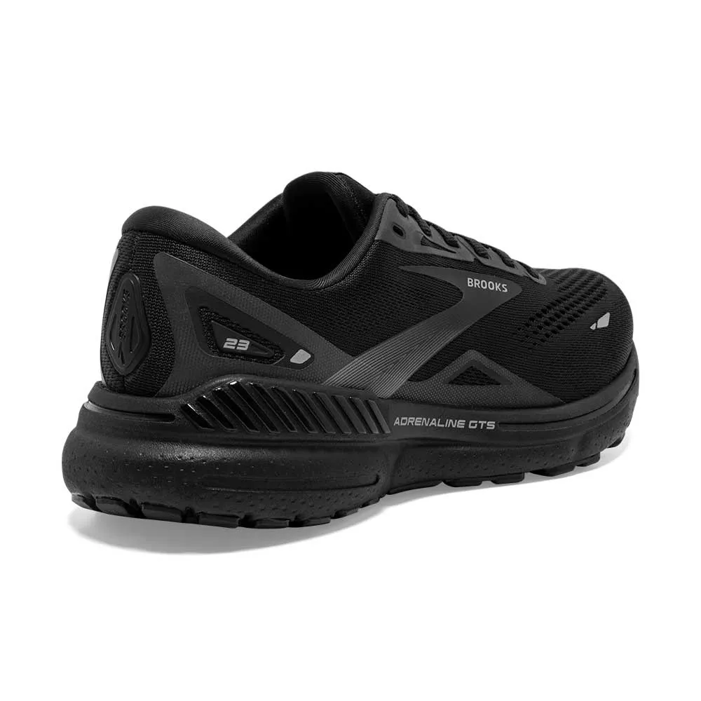 Men's Adrenaline GTS 23 Running Shoe - Black/Black/Ebony - Regular (D)