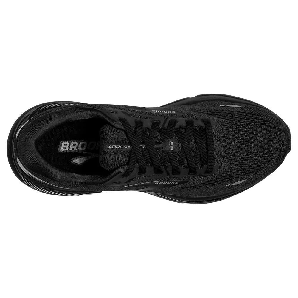 Men's Adrenaline GTS 23 Running Shoe - Black/Black/Ebony - Regular (D)