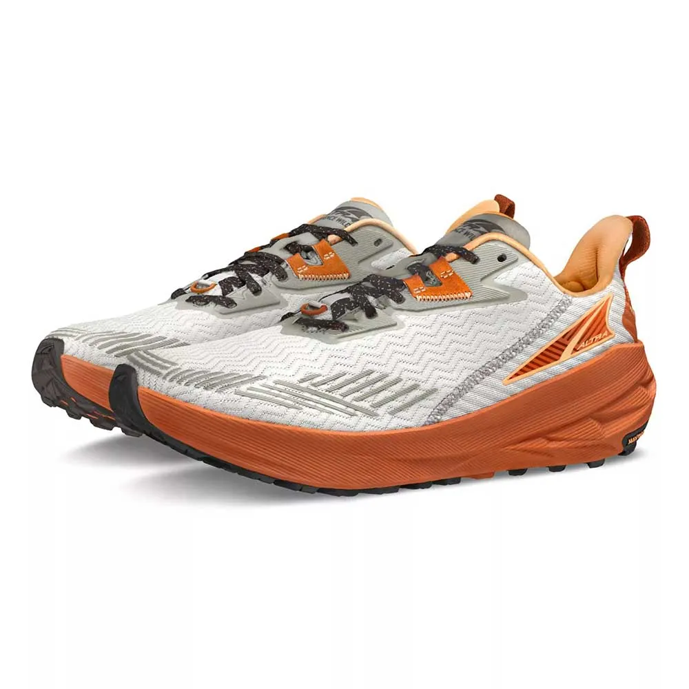 Men's Experience Wild Trail Running Shoe - Gray/Orange - Regular (D)