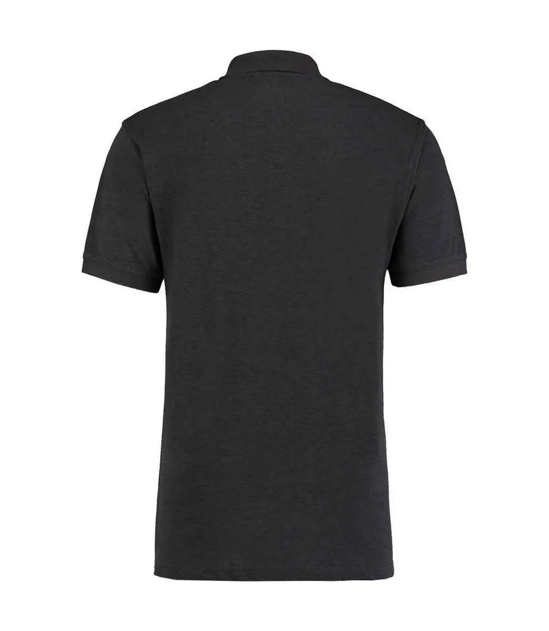 Mens workwear heather polo shirt charcoal Kustom Kit