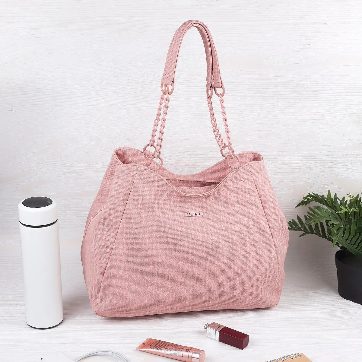 Metro Women Pink Shoulder Bag