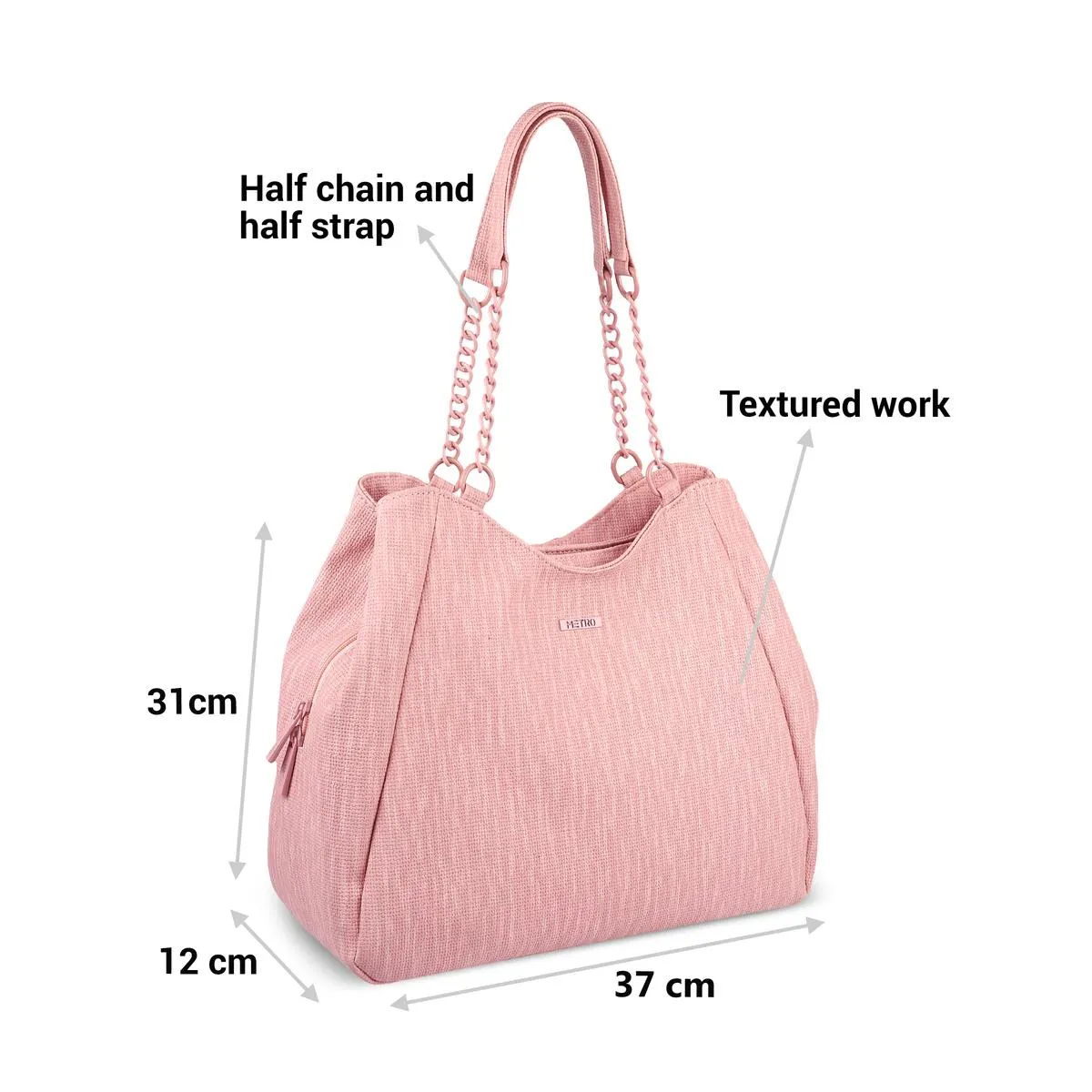 Metro Women Pink Shoulder Bag