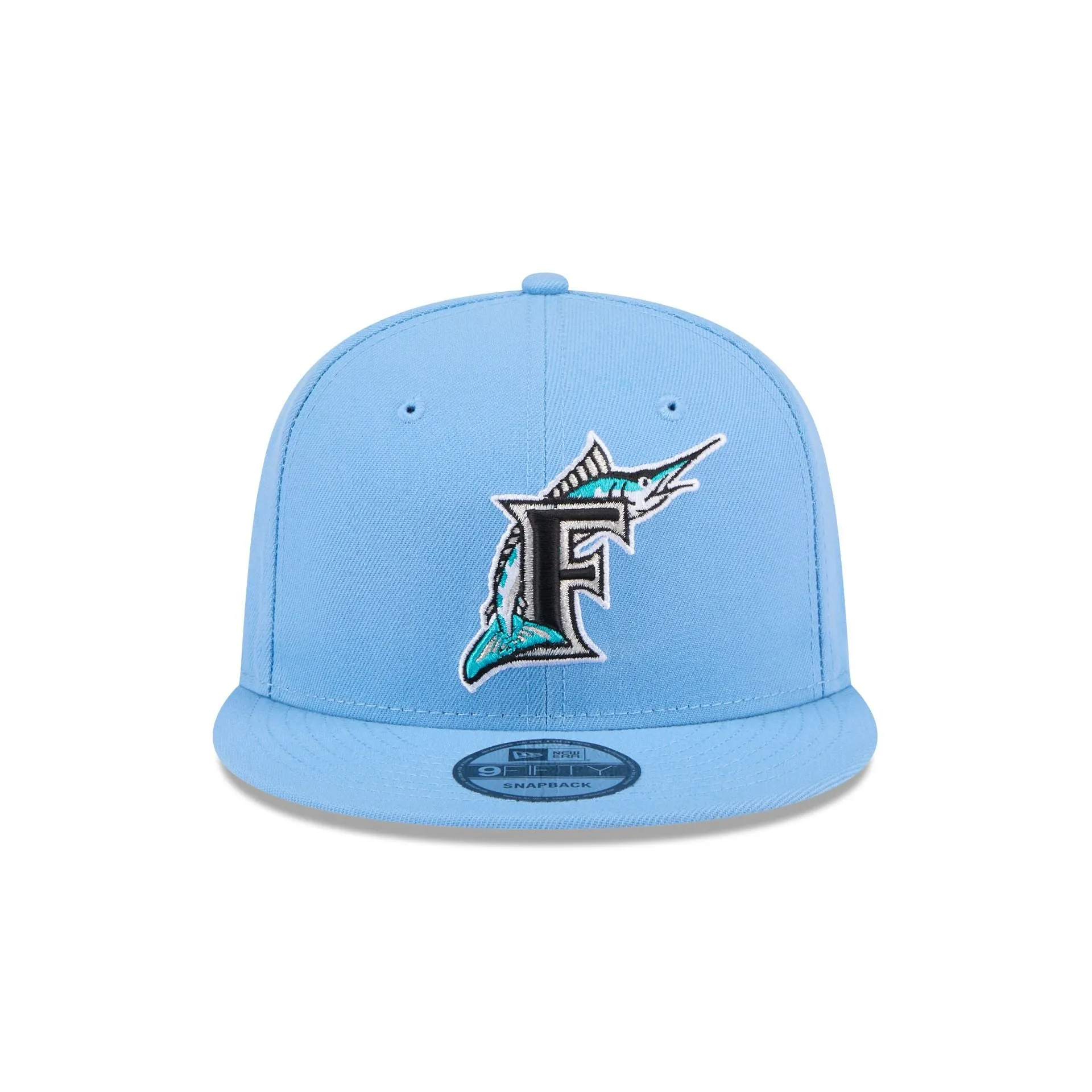 Miami Marlins Sky Blue 9FIFTY Snapback Hat