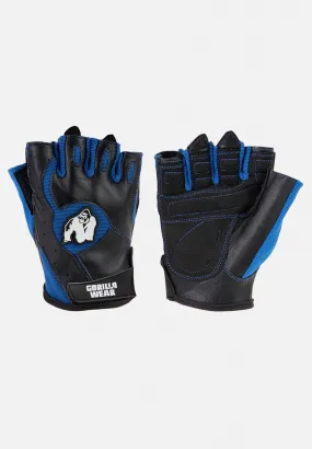 Mitchell Training Gloves - Black/Blue - L Gorilla Wear