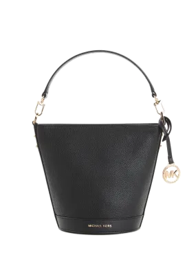 MMK  Leather bucket bag  - Black