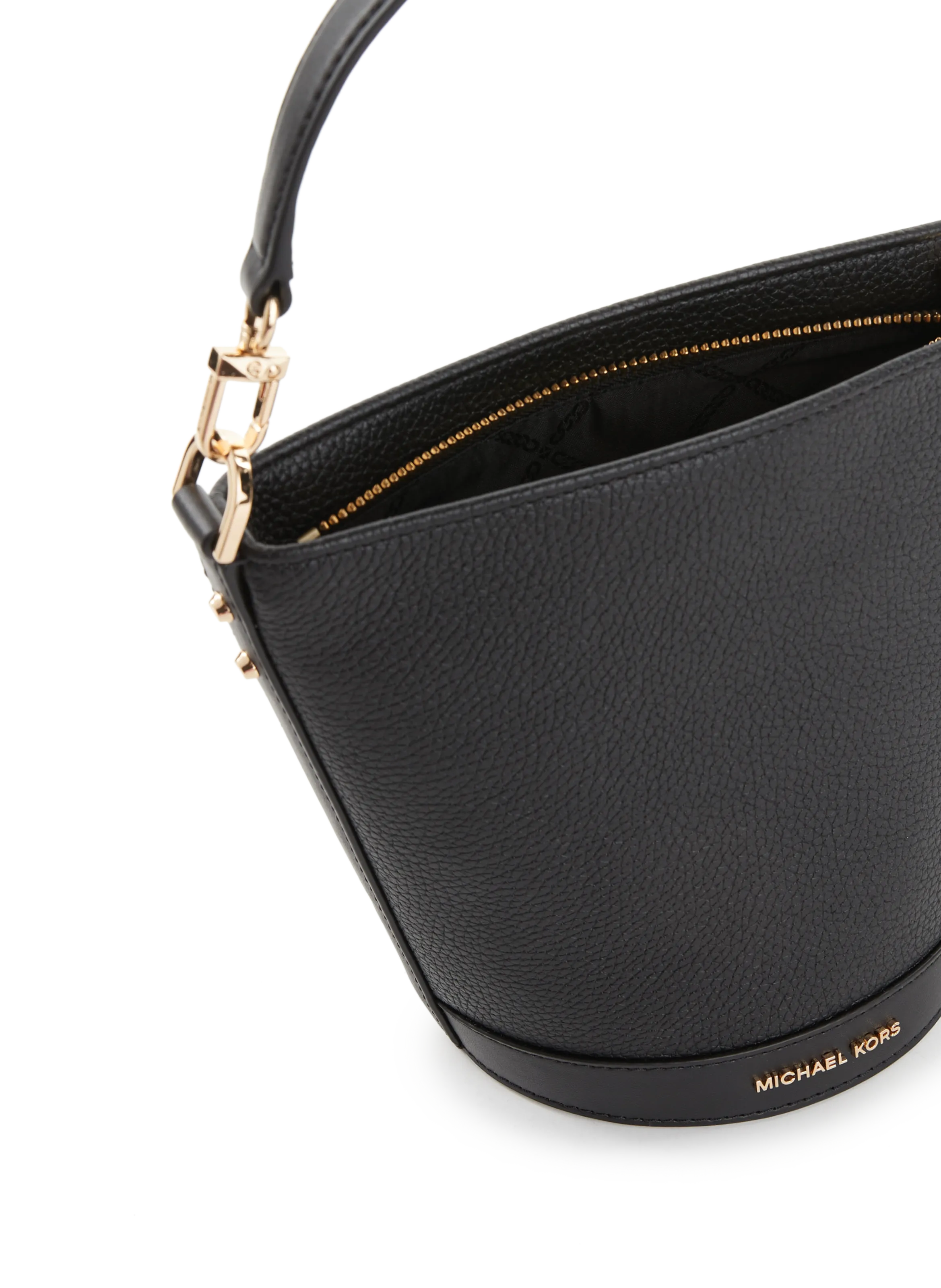 MMK  Leather bucket bag  - Black