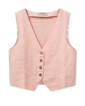 MMMelka Tili Linen Vest Impatiens pink